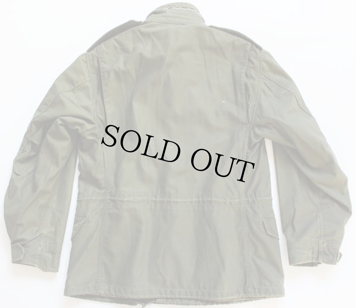 画像2: 60s 米軍 U.S.ARMY パッチ付き M-65 フィールドジャケット 2nd オリーブグリーン S-S★ALPHAアルファ (2)