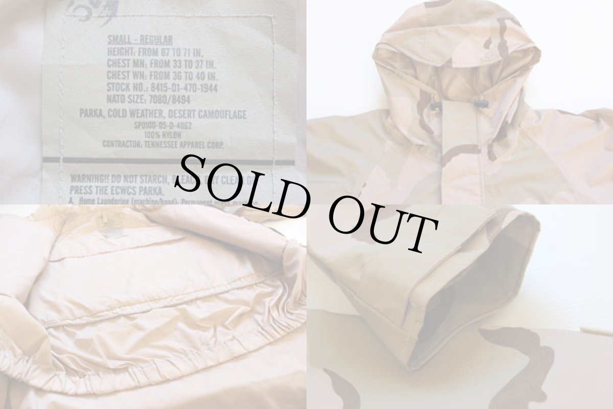 画像3: 00s 米軍 U.S.ARMY ECWCS GEN1 デザートカモ GORE-TEXゴアテックスパーカー S-R (3)