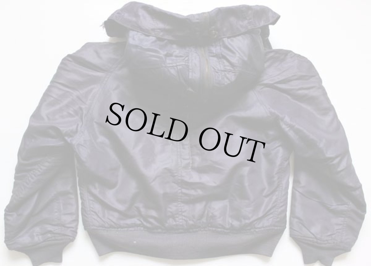 画像2: 50s 米軍 USAF N-2A フライトジャケット エアフォースブルー M (2)