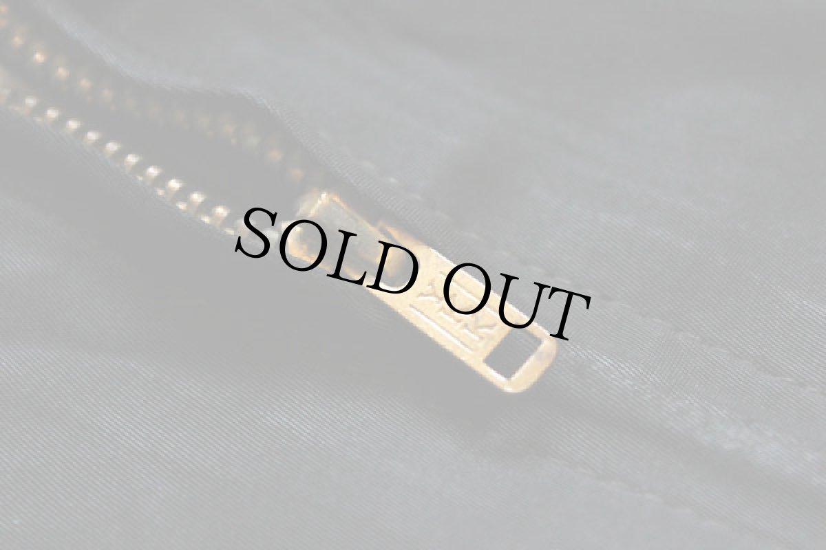 画像5: 60s OKINAWA刺繍 サテン スーベニアジャケット 黒 (5)