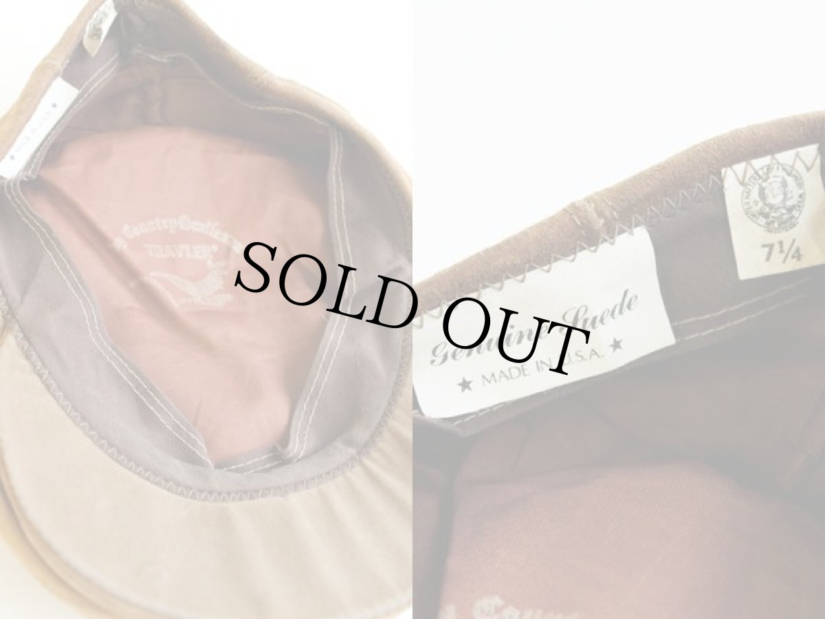 画像3: 70's スエード ハンチング 7 1/4 (3)