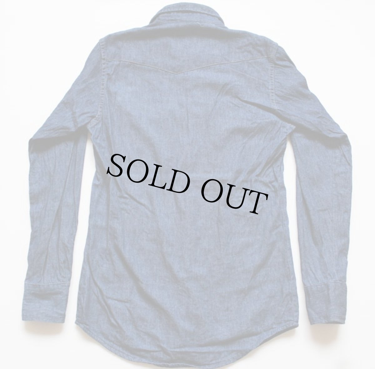 画像2: 70s Sears ROEBUCKS デニム ウエスタンシャツ M (2)