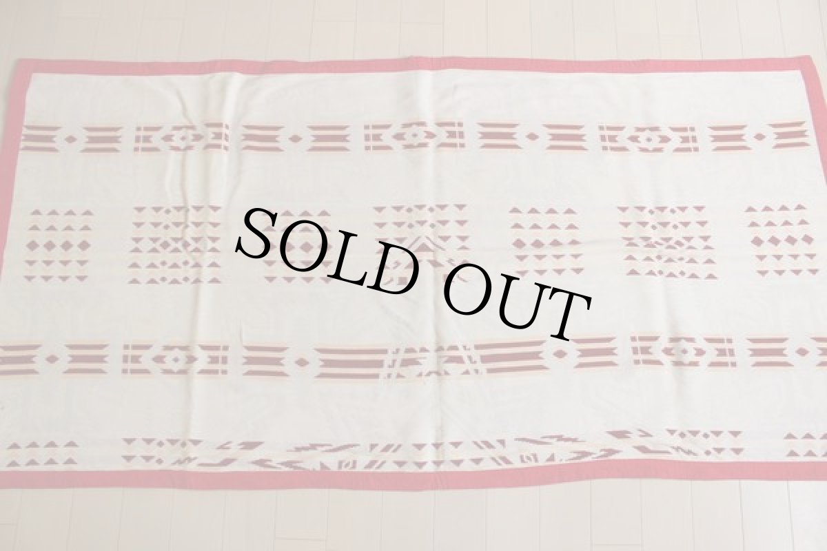 画像2: 30s ネイティブ柄 ラグ (2)