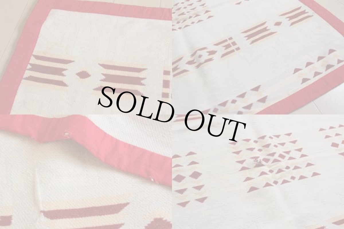 画像3: 30s ネイティブ柄 ラグ (3)