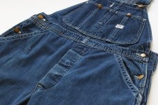 画像2: 60s USA製 Leeリー JELT DENIMジェルトデニム オーバーオール (2)