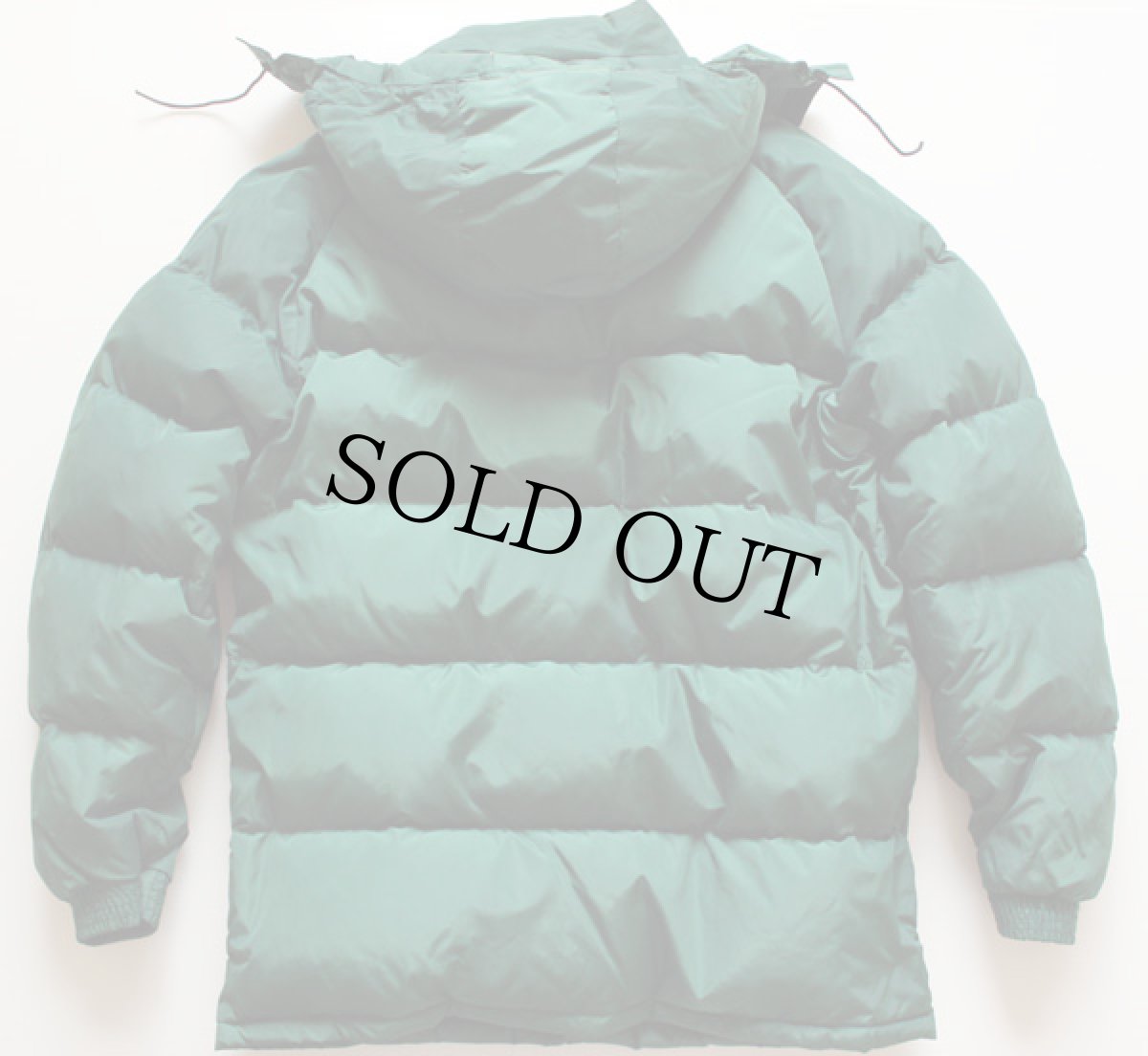 画像2: 80s EMS Eastern Mountain Sports フード付き ダウンジャケット 緑 M★パーカー (2)