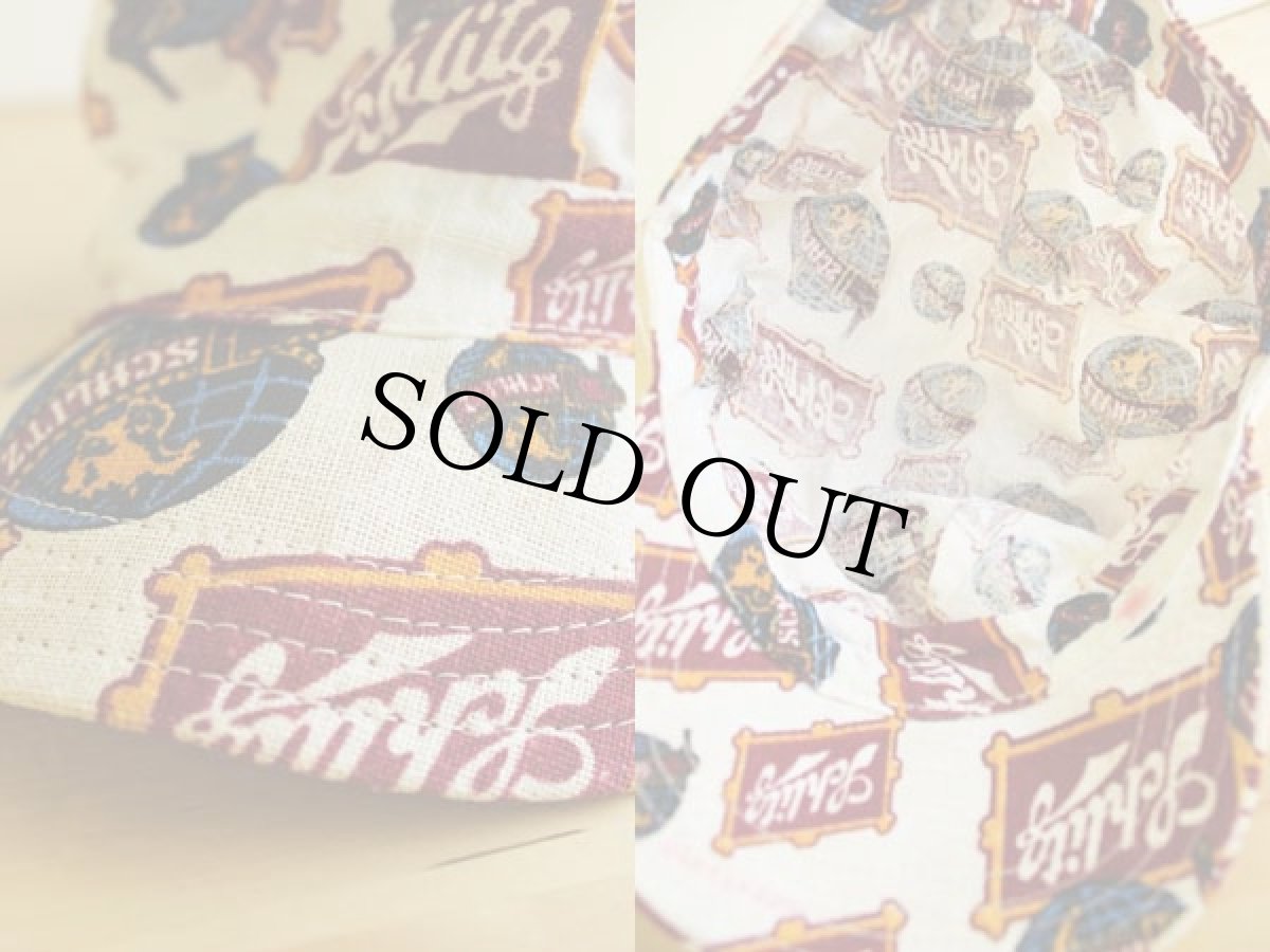 画像3: 70s Schlitz 総柄キャップ 56.5cm (3)