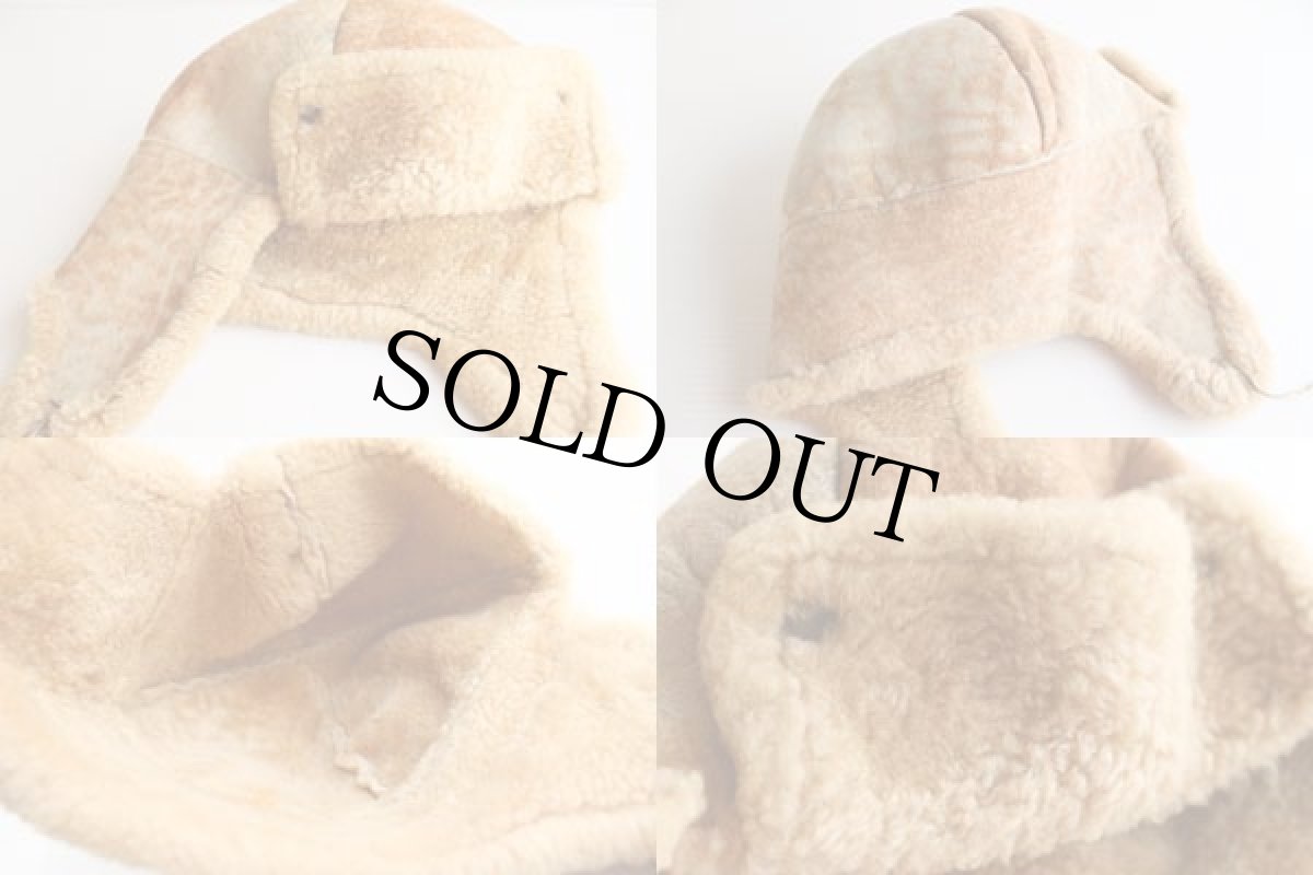 画像3: シープスキン リアル ムートンキャップ (3)