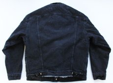 画像2: 80s USA製 Levi'sリーバイス ボアライナー ブラックデニムジャケット 4ポケット M (2)