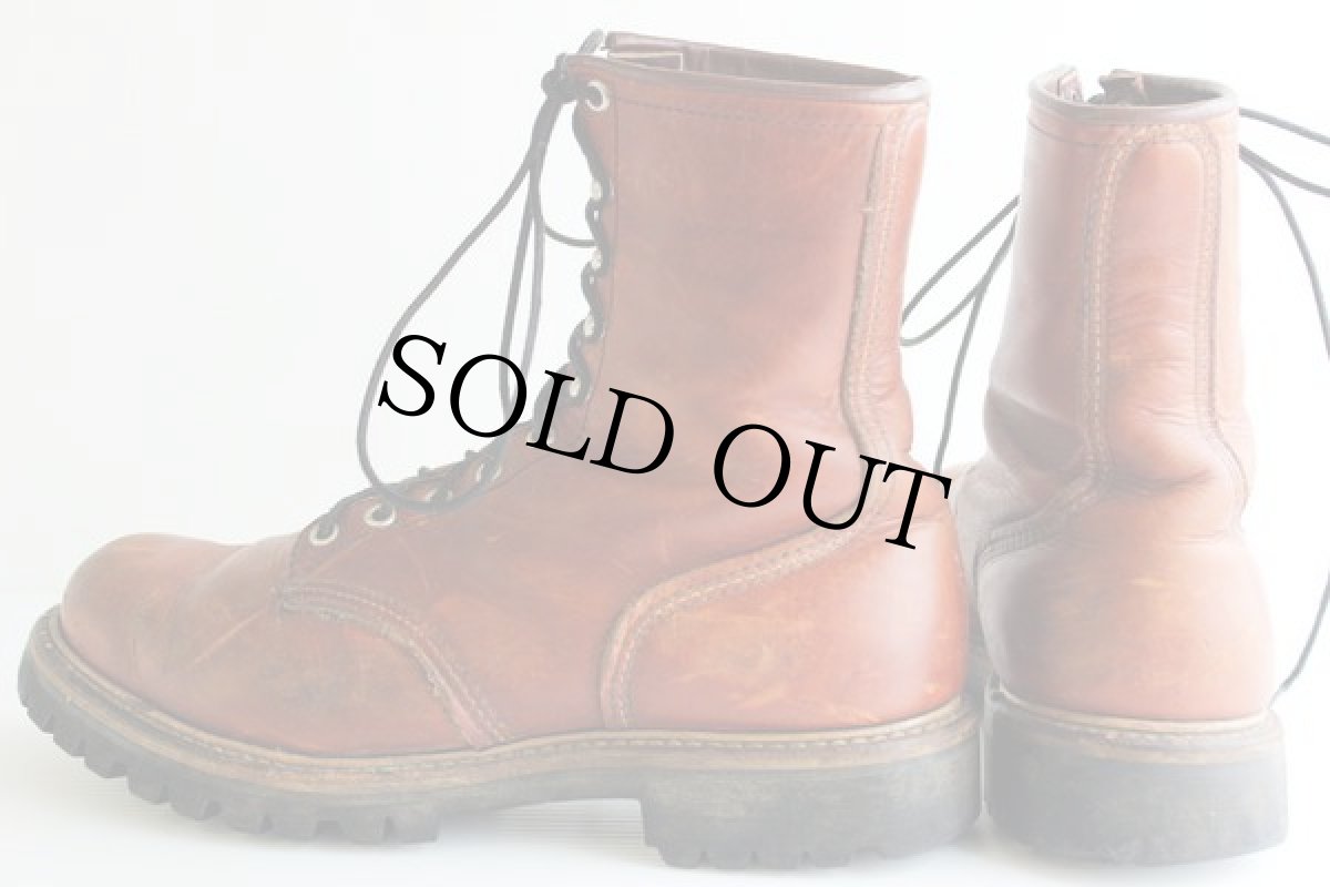 画像2: 80s USA製 REDWINGレッドウイング 899 犬タグ アイリッシュセッター ブーツ 10 (2)