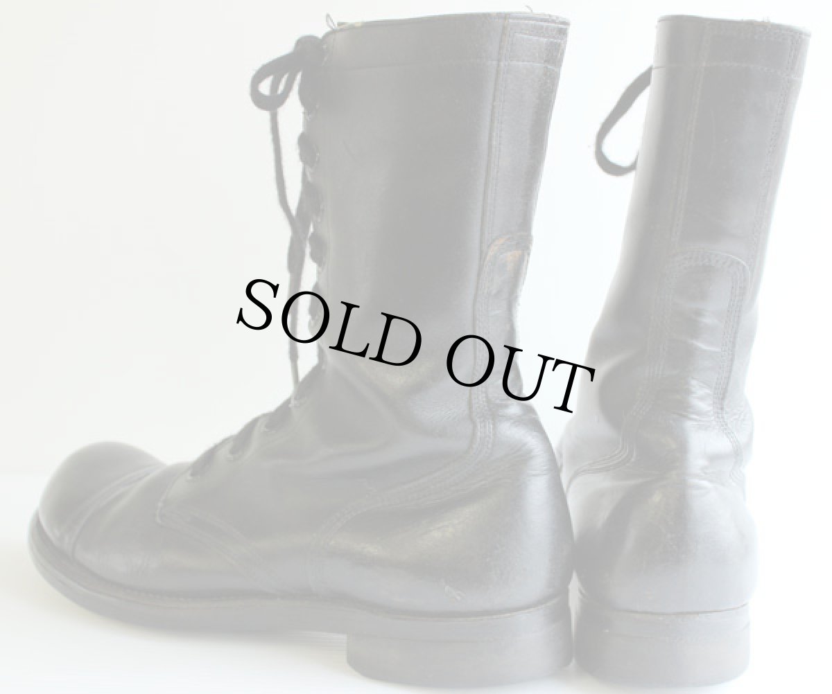 画像2: 60s 米軍 ジャンプブーツ 黒 10R (2)