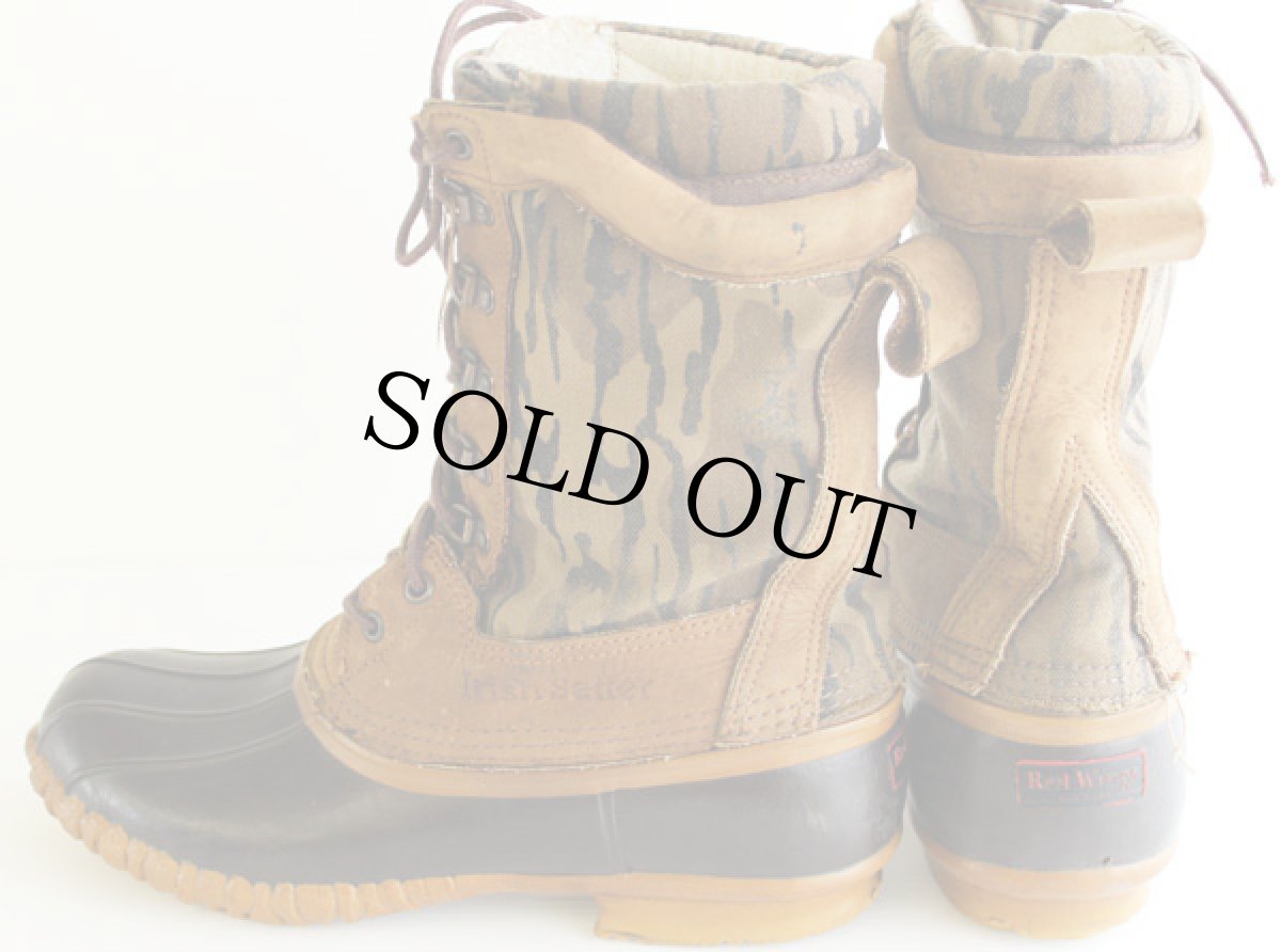 画像2: USA製 REDWINGレッドウイング 迷彩柄 ガムシュー 10★ビーンブーツ (2)