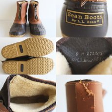 画像3: L.L.Bean ウール ラインド ジップフロント ビーンブーツ 9M (3)