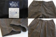 画像3: 80s USA製 Woolrichウールリッチ ツイード ウールパンツ 34 (3)