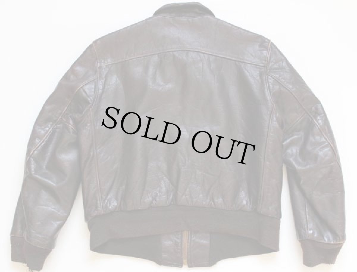 画像2: 50s Grais A-2タイプ フライト レザージャケット (2)