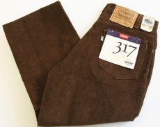 画像1: デッドストック★70s USA製 Levi'sリーバイス 517 コーデュロイパンツ 茶 w32★ブーツカット (1)