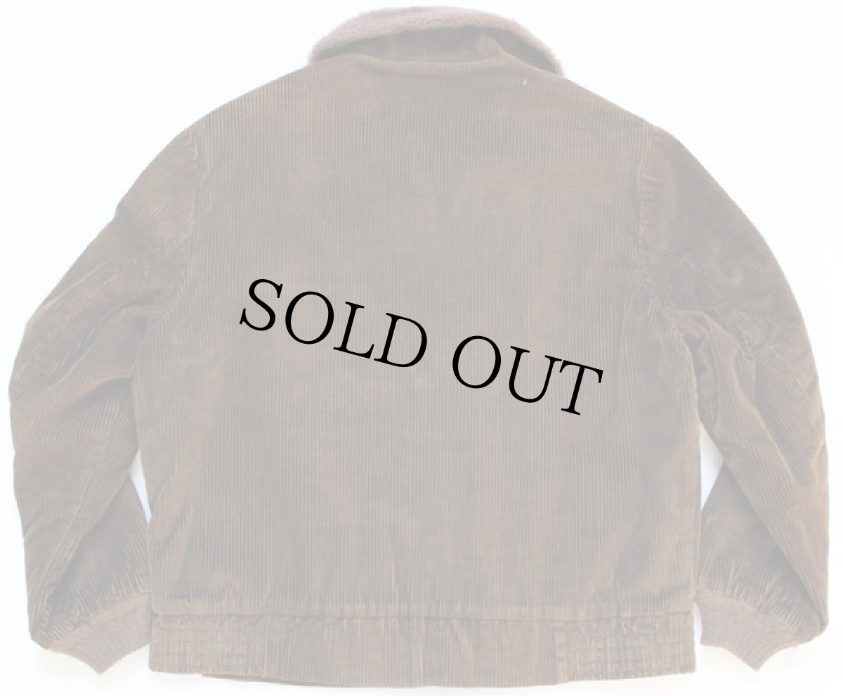 画像2: 50s MAC MURRAY ボアライナー 太畝 コーデュロイジャケット 茶 L (2)