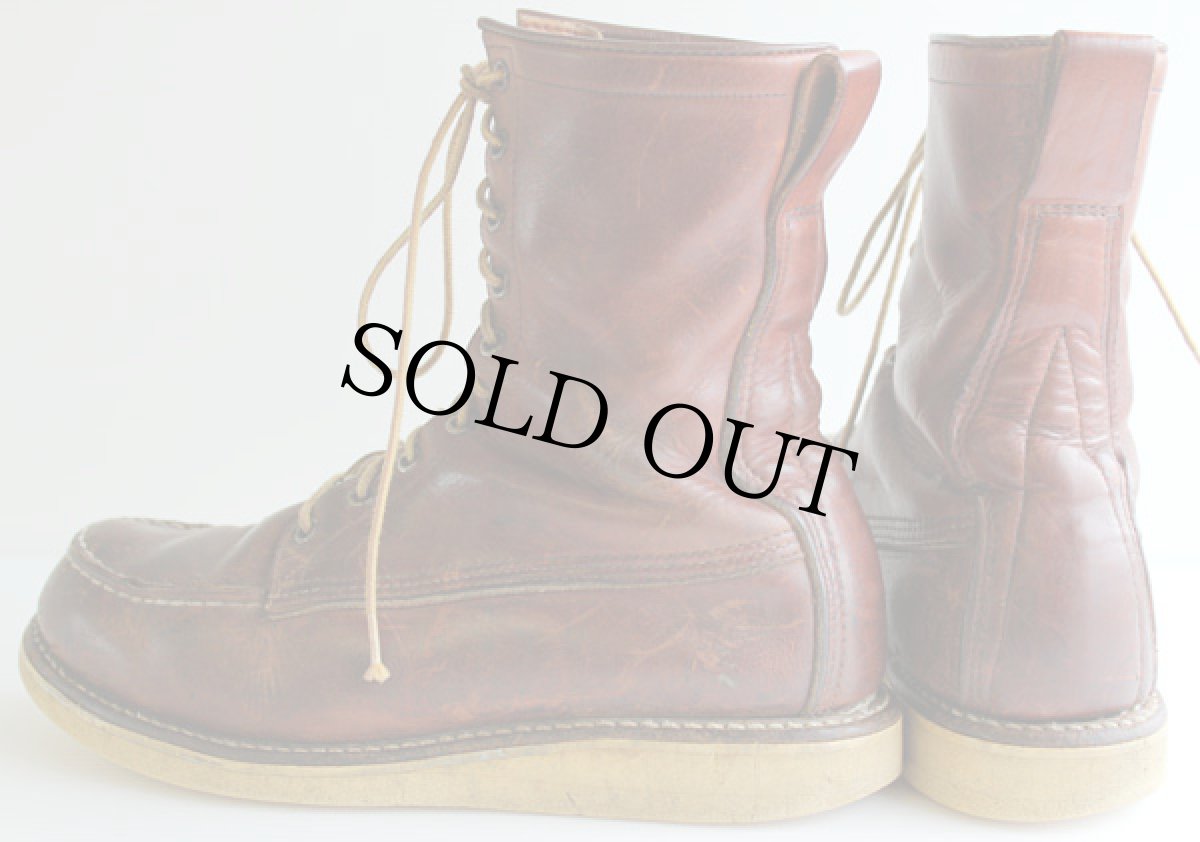 画像2: 60s DOUBLEWEAR ワークブーツ 茶 7EE (2)