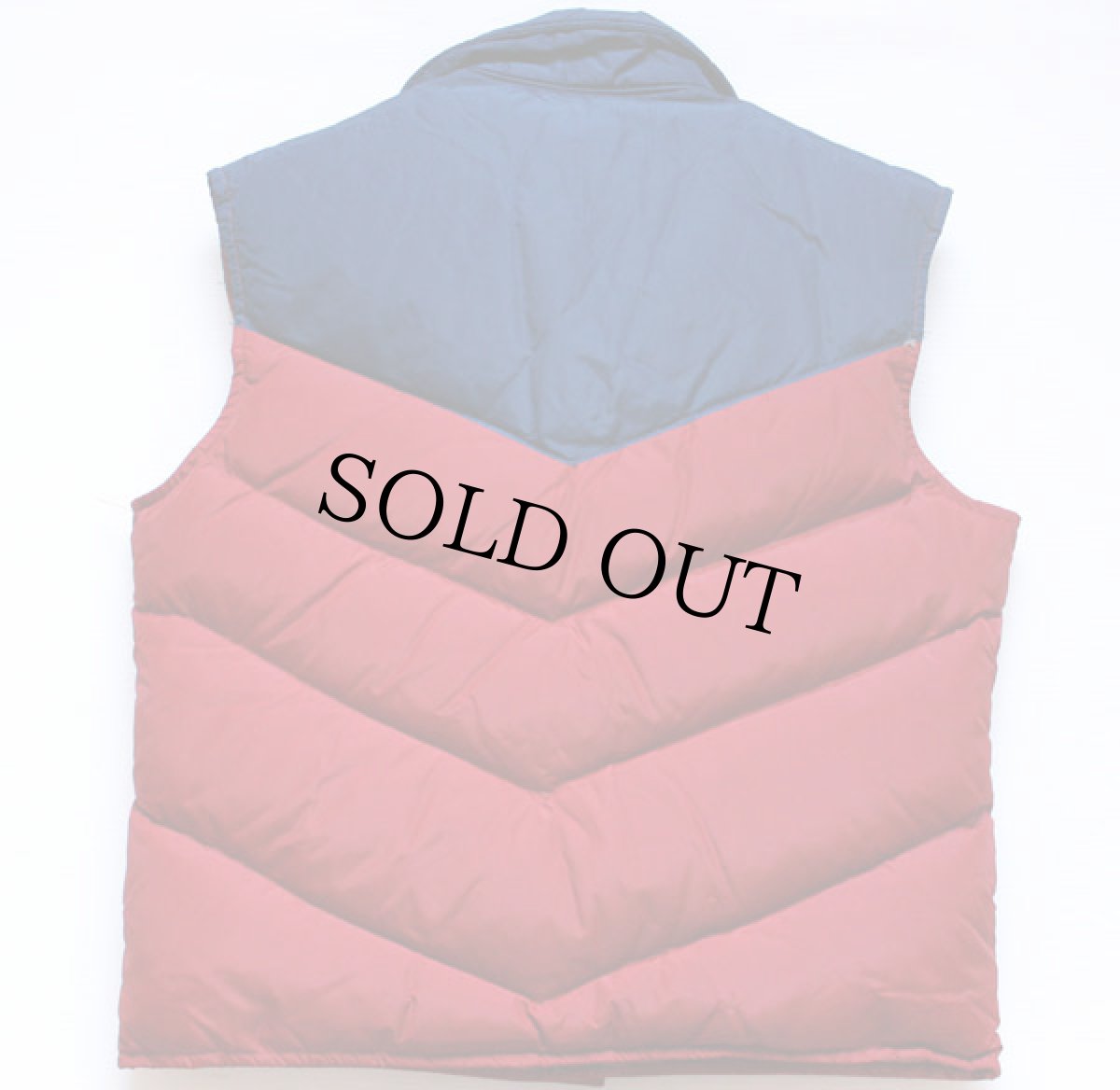 画像2: 70s Alpine Designsアルパインデザイン ツートン ヨーク切り替え ダウンベスト M (2)