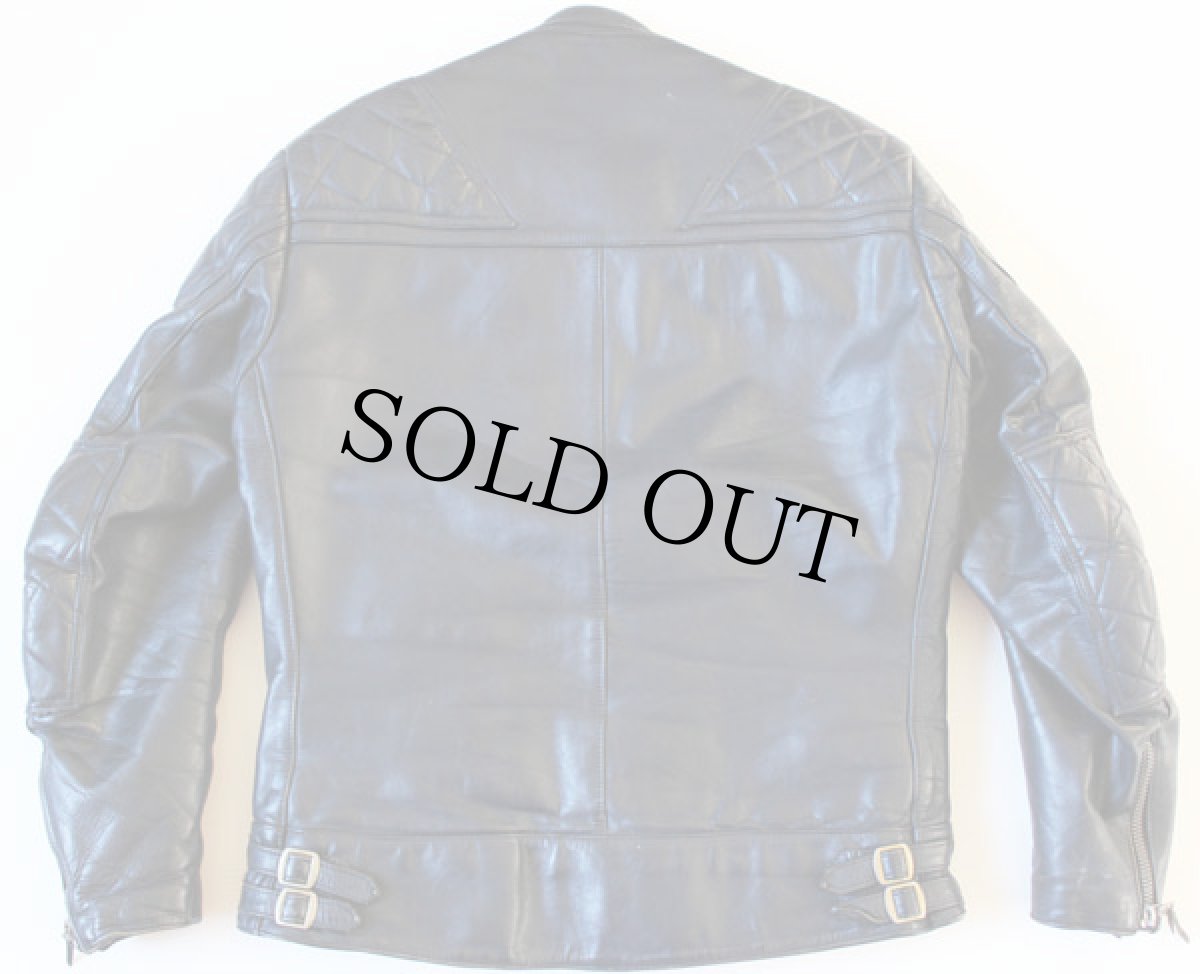 画像2: 70s Lewis Leatherルイスレザー スーパーモンザ 紺44 (2)