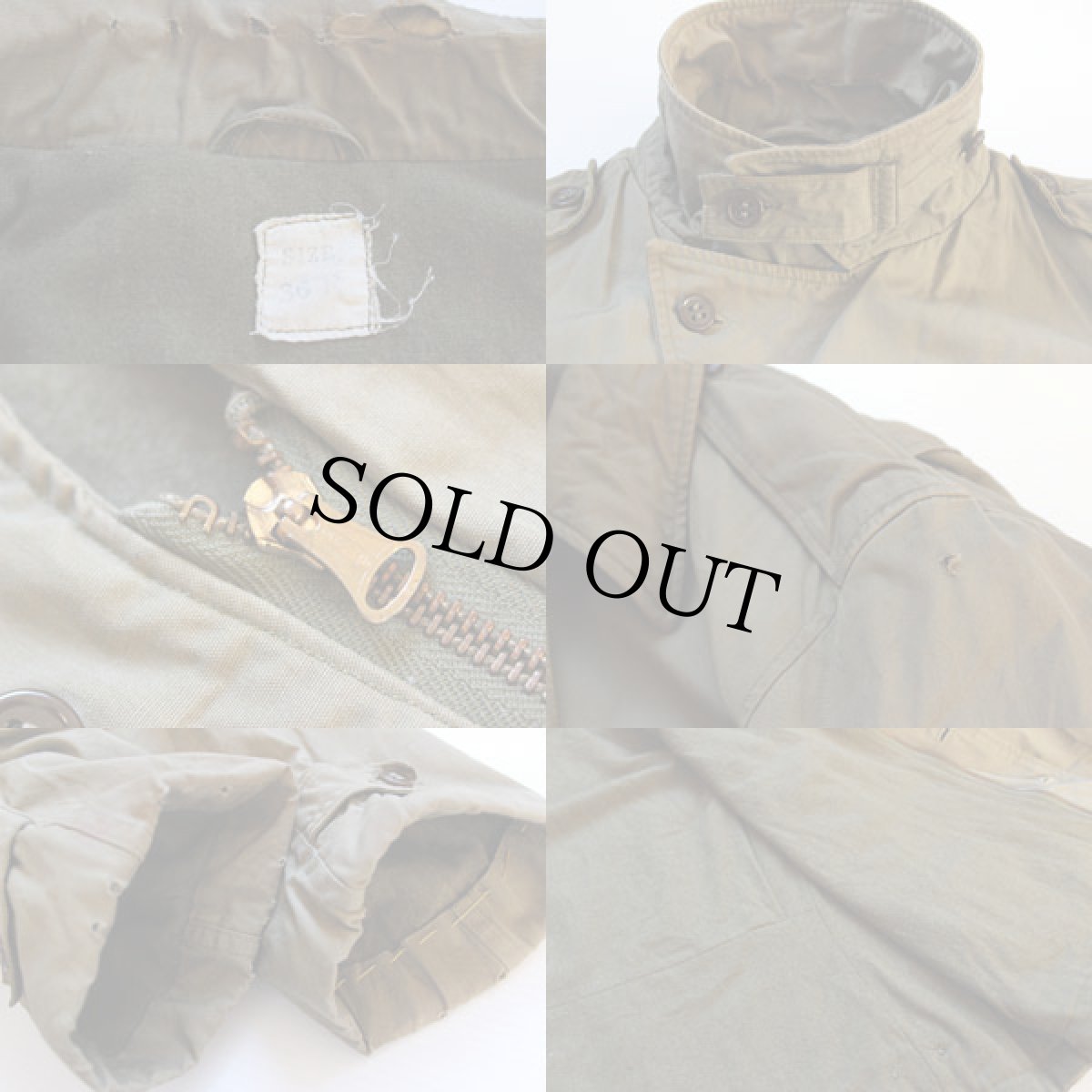 画像3: 40s 米軍 U.S.ARMY M-41 フィールドジャケット 36 (3)