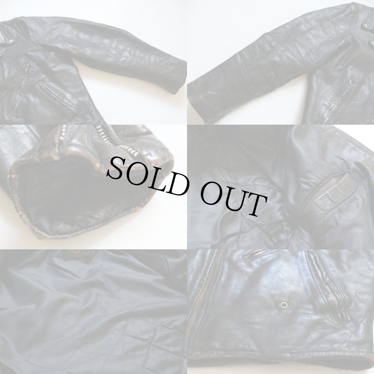 画像3: 50s HARLEY-DAVIDSONハーレーダビッドソン ダブルライダース レザージャケット (3)