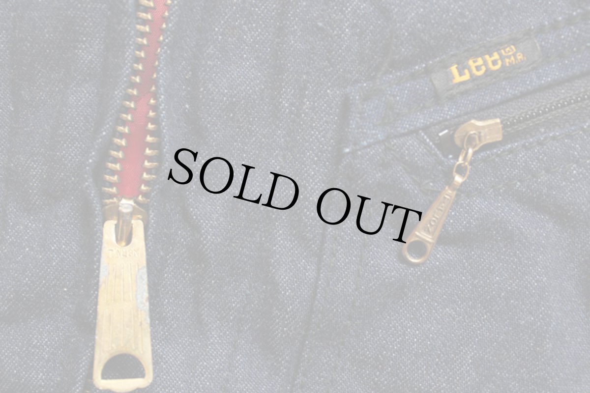 画像5: 70s USA製 Leeリー 91-B キルティングライナー デニム ワークジャケット 42L (5)