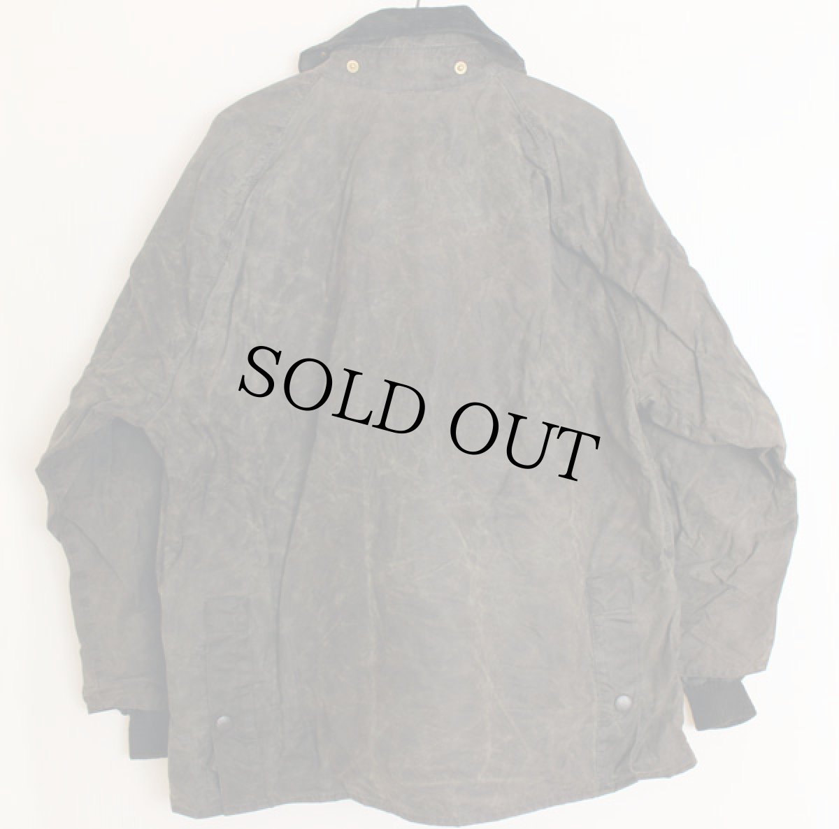 画像2: 90s 英国製 Barbourバブアー BEDALE オイルドジャケット 黒 44 (2)