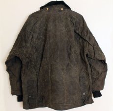 画像2: 90s 英国製 Barbourバブアー BEDALEビデイル オイルドジャケット 黒 44 (2)