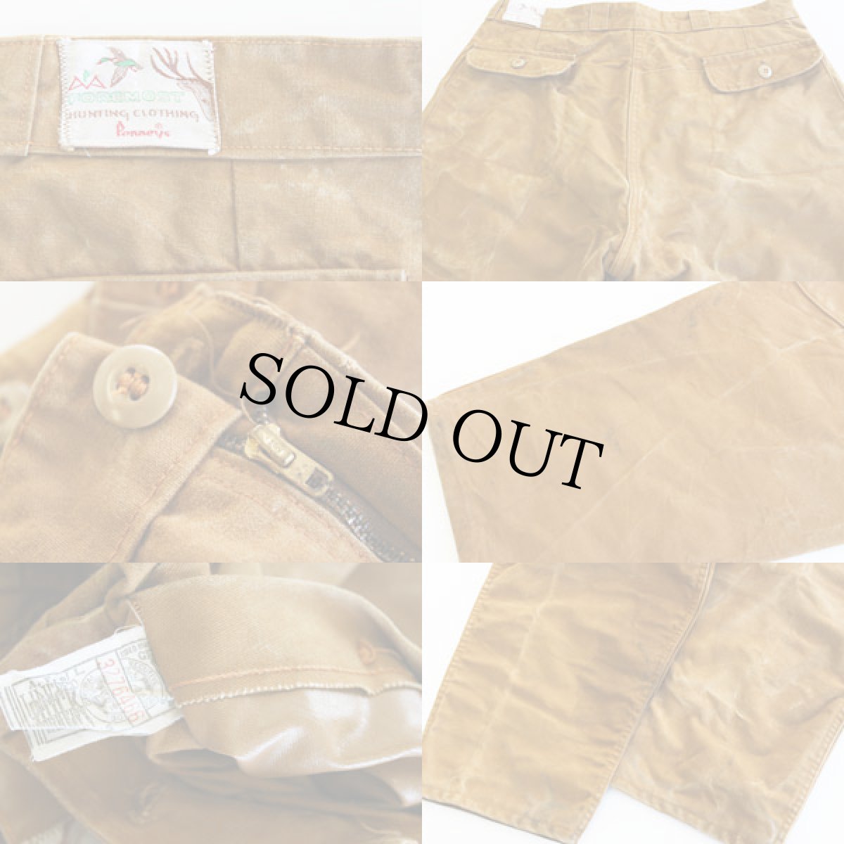 画像3: 60s Penneys FOREMOST ダック地 ハンティングパンツ (3)