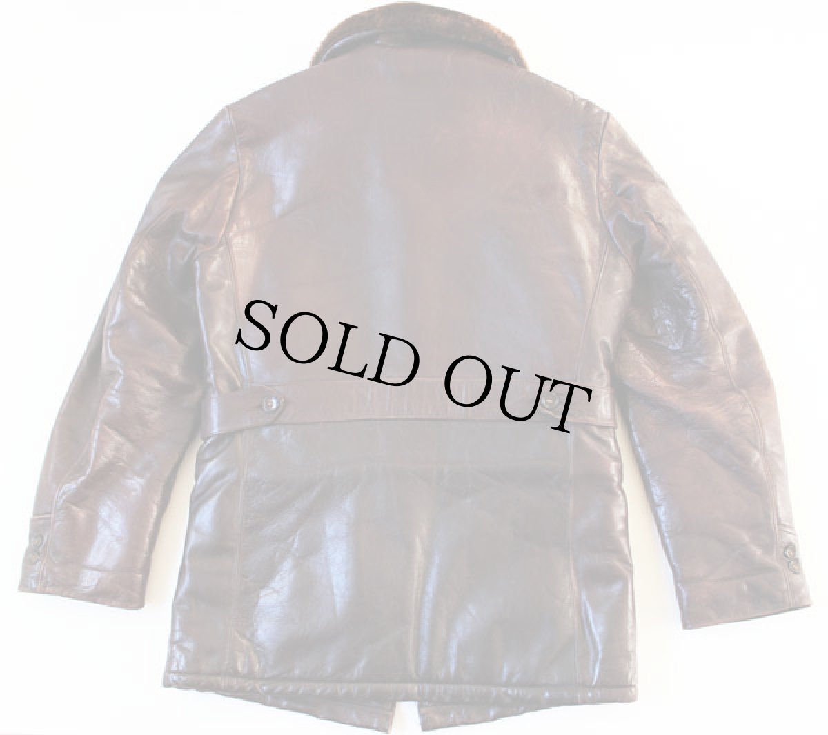 画像2: 50s Sears HERCULESヘラクレス レザー カーコート (2)