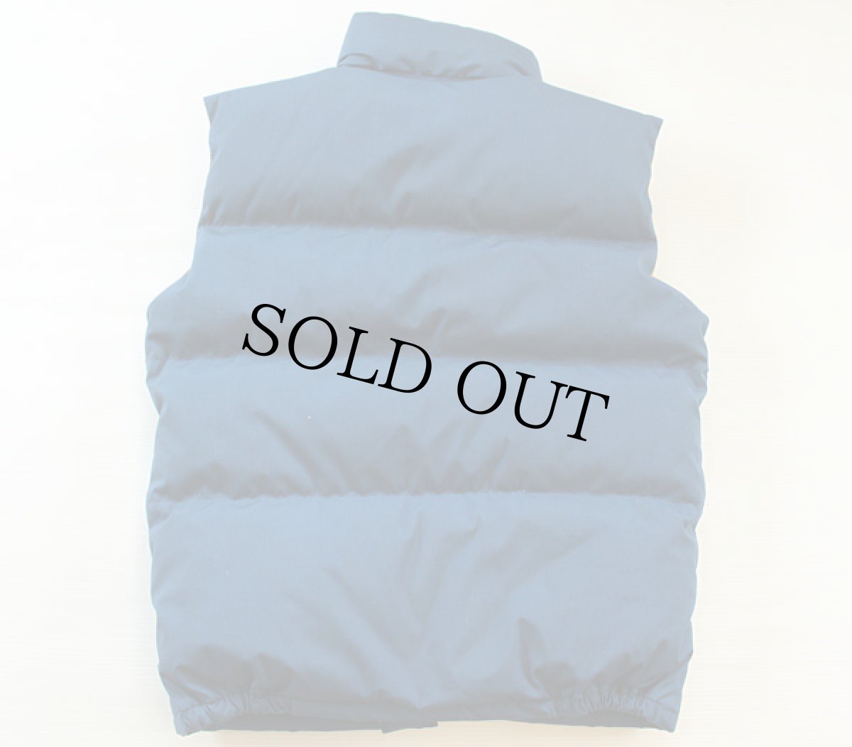 画像2: 80s USA製 THE NORTH FACEノースフェイス 茶タグ ダウンベスト 紺 M (2)