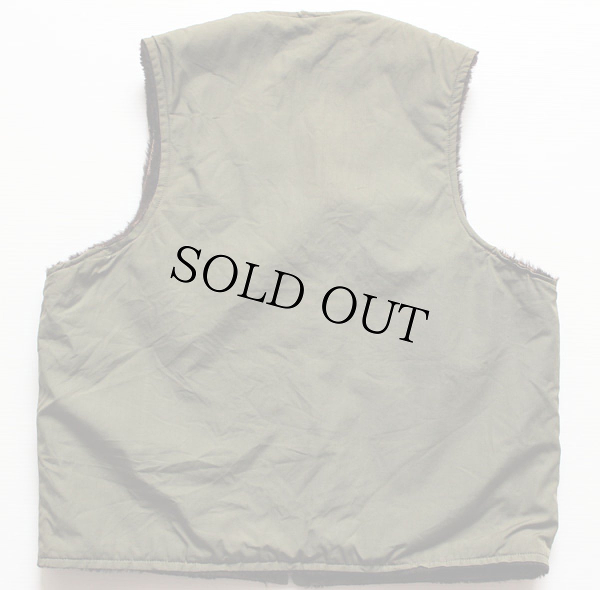 画像2: 40s 米軍 U.S.NAVY アルパカライナー ベスト 40 (2)