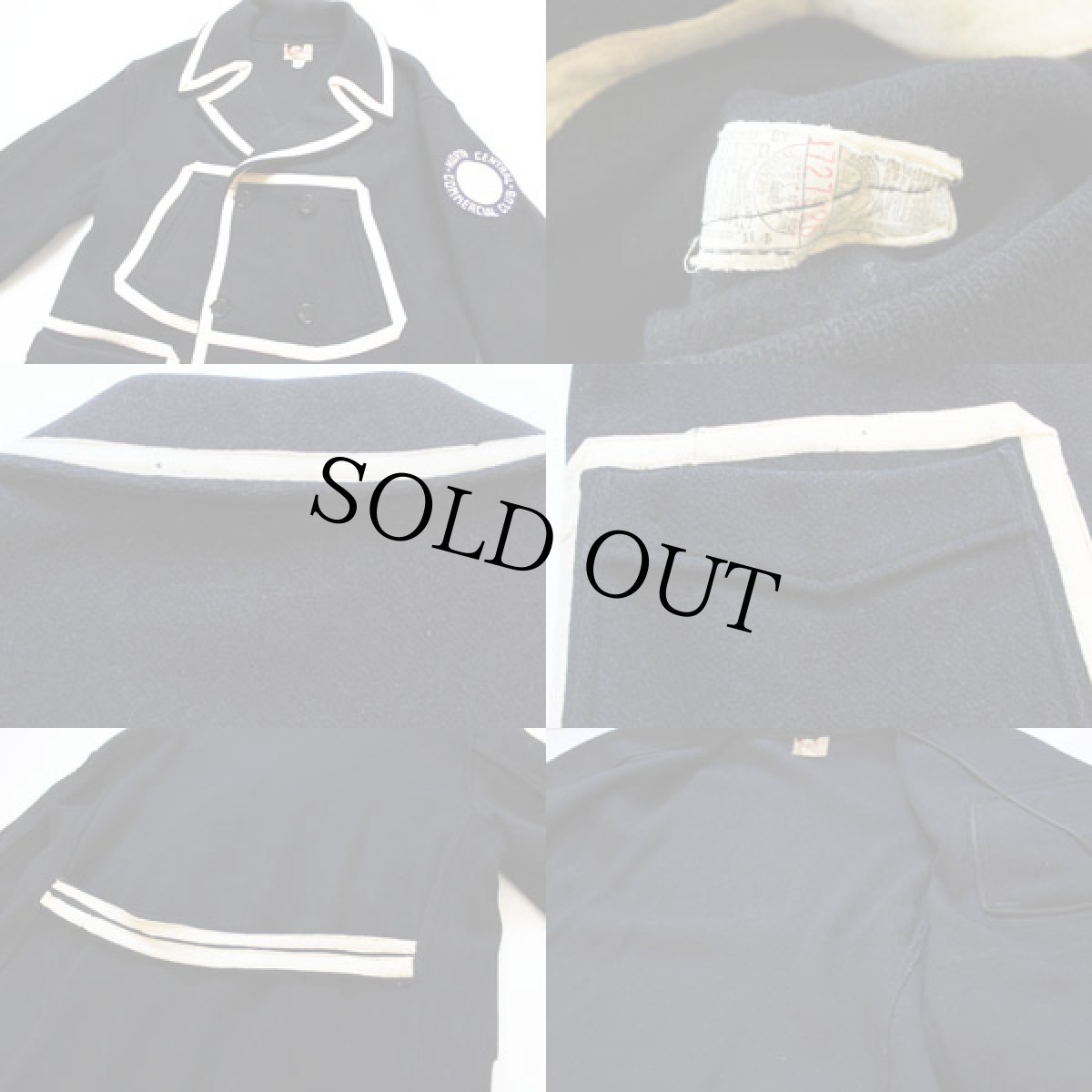 画像3: 40s Klink koat メルトン コート 46 (3)