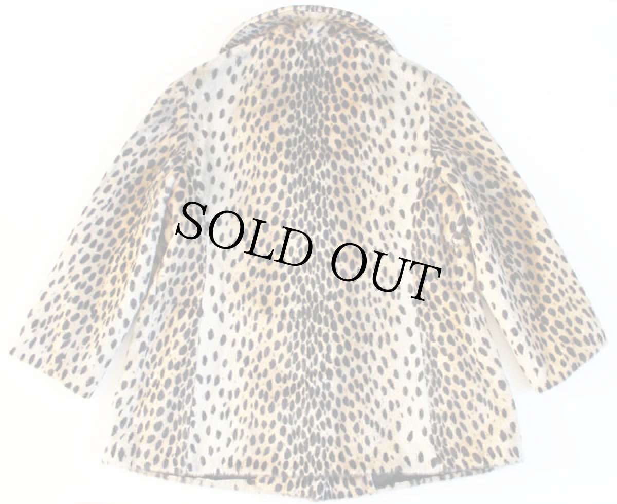 画像2: 50s Safari Sportowne レオパード柄 フェイクファーコート (2)