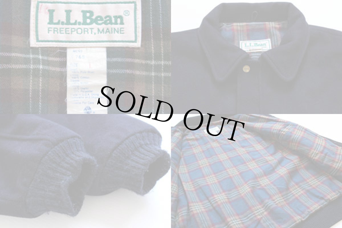 画像3: 80s L.L.Bean ウールジャケット 紺  (3)