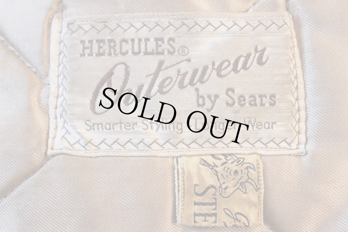 画像3: 50s Sears HERCULESヘラクレス レザー カーコート (3)