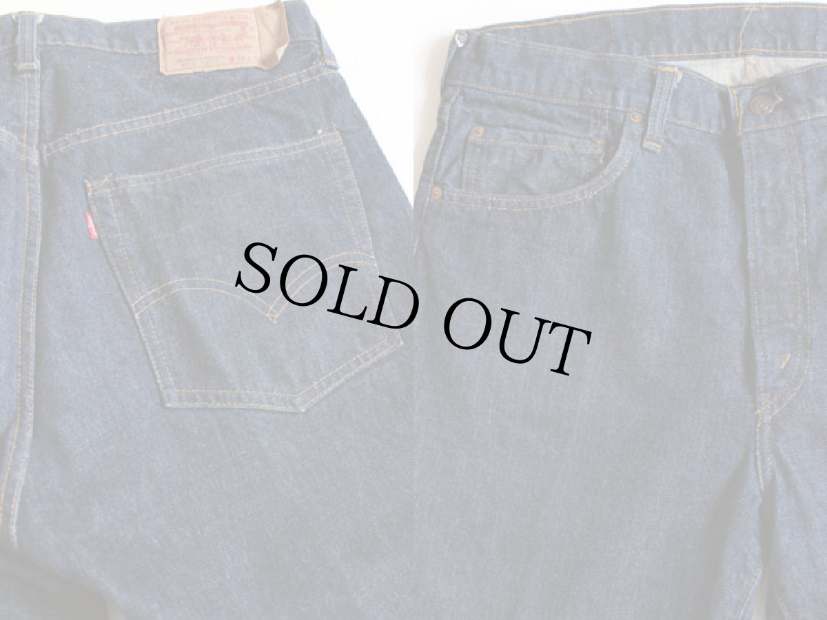 画像2: 70s USA製 Levi'sリーバイス 505 シングル 66前期 耳付き デニムパンツ W36 L30 (2)