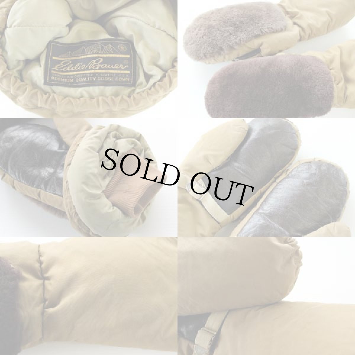 画像3: 70s EddieBauerエディーバウアー ダウン ミトン グローブ (3)