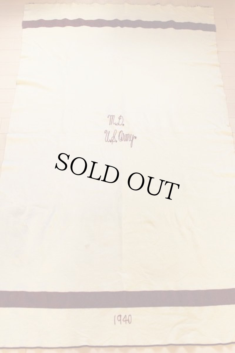 画像2: 40s 米軍 U.S.ARMY ブランケット (2)