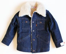 画像1: デッドストック★70s USA製 Levi'sリーバイス ボアライナー デニムジャケット 6 (1)