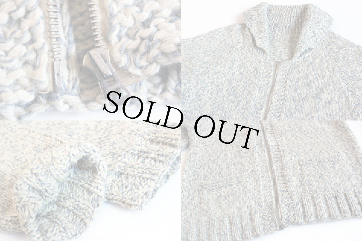 画像3: 60s 無地  ウール カウチンセーター (3)