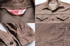 画像3: 70's Levi'sリーバイス コーデュロイジャケット茶40 (3)