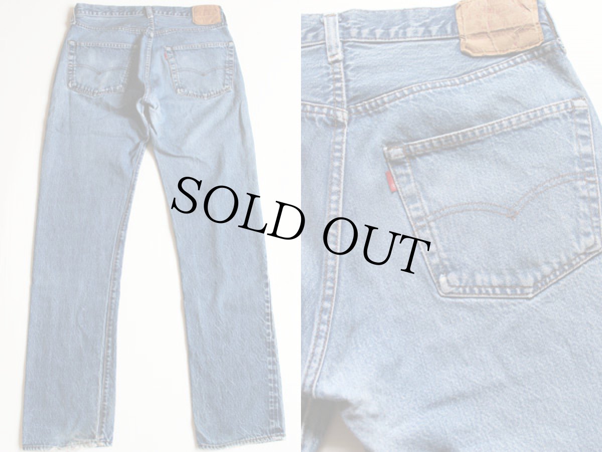 画像2: 80s USA製 Levi'sリーバイス 501 赤耳 デニムパンツ w35 L38 (2)