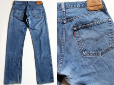 画像2: 80s USA製 Levi'sリーバイス 501 赤耳 デニムパンツ w35 L38 (2)