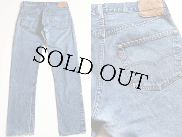80s USA製 Levi'sリーバイス 501 赤耳 デニムパンツ w35 L38