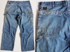 画像2: 60s USA製 Leeリー 191Z JELT DENIMジェルトデニム ペインターパンツ (2)