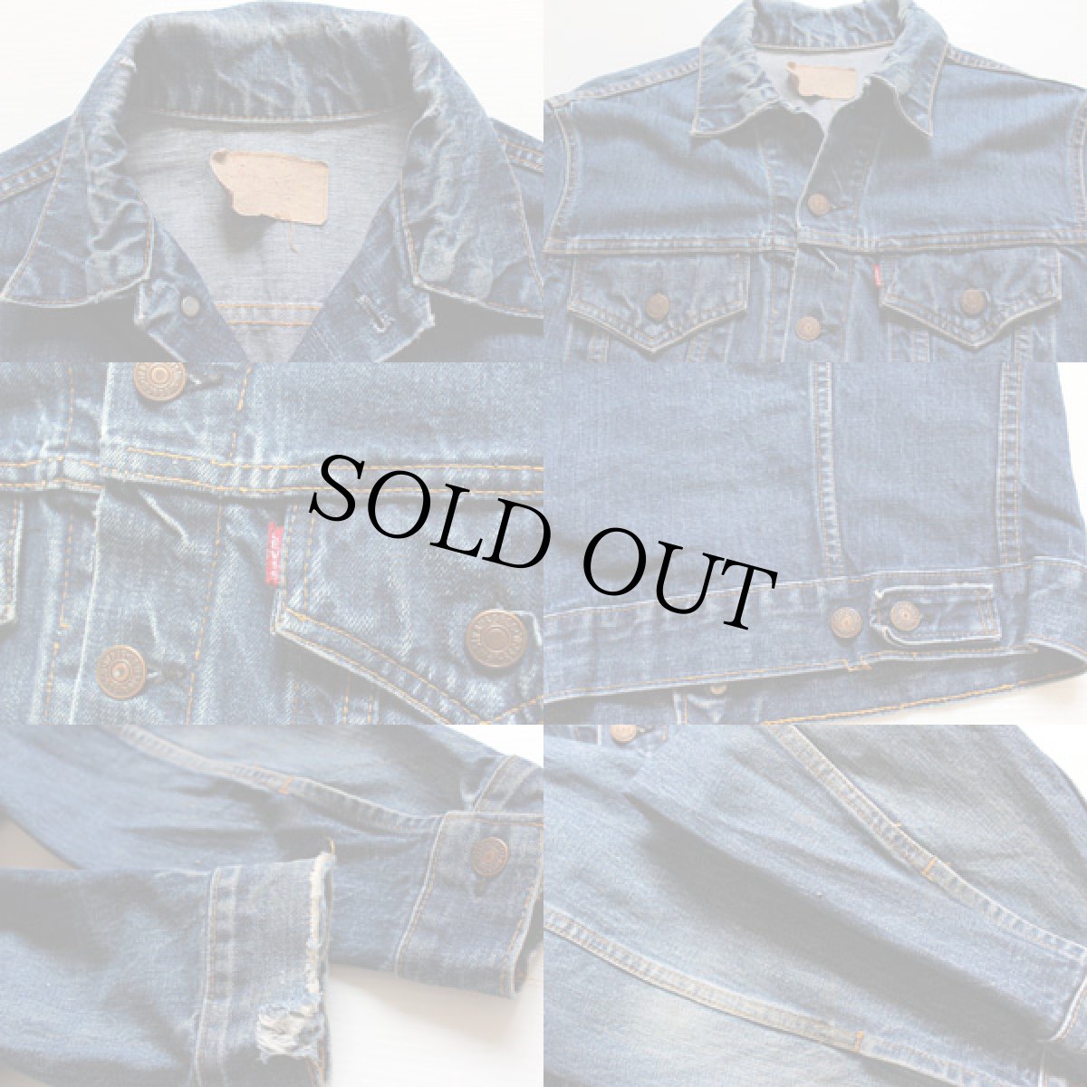 画像3: 60s LEVI'Sリーバイス 70505 BIGE デニムジャケット (3)