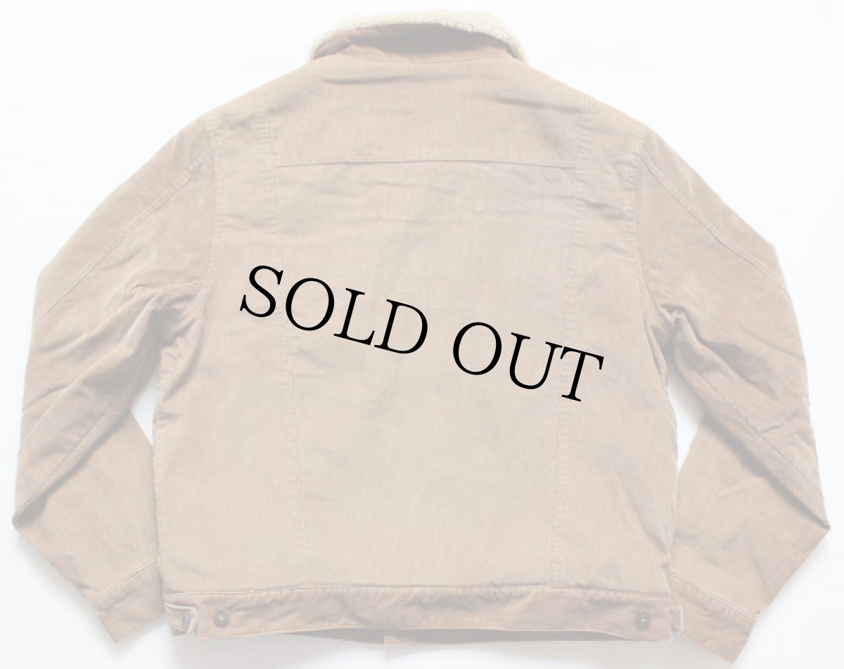 画像2: ポロ ラルフローレン ボアライナー コーディロイジャケット 茶 L (2)