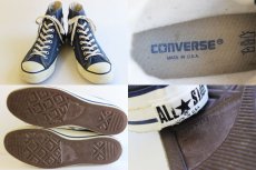 画像3: 90s USA製 CONVARSEコンバース ALLSTARオールスター HI 紺 7.5 (3)